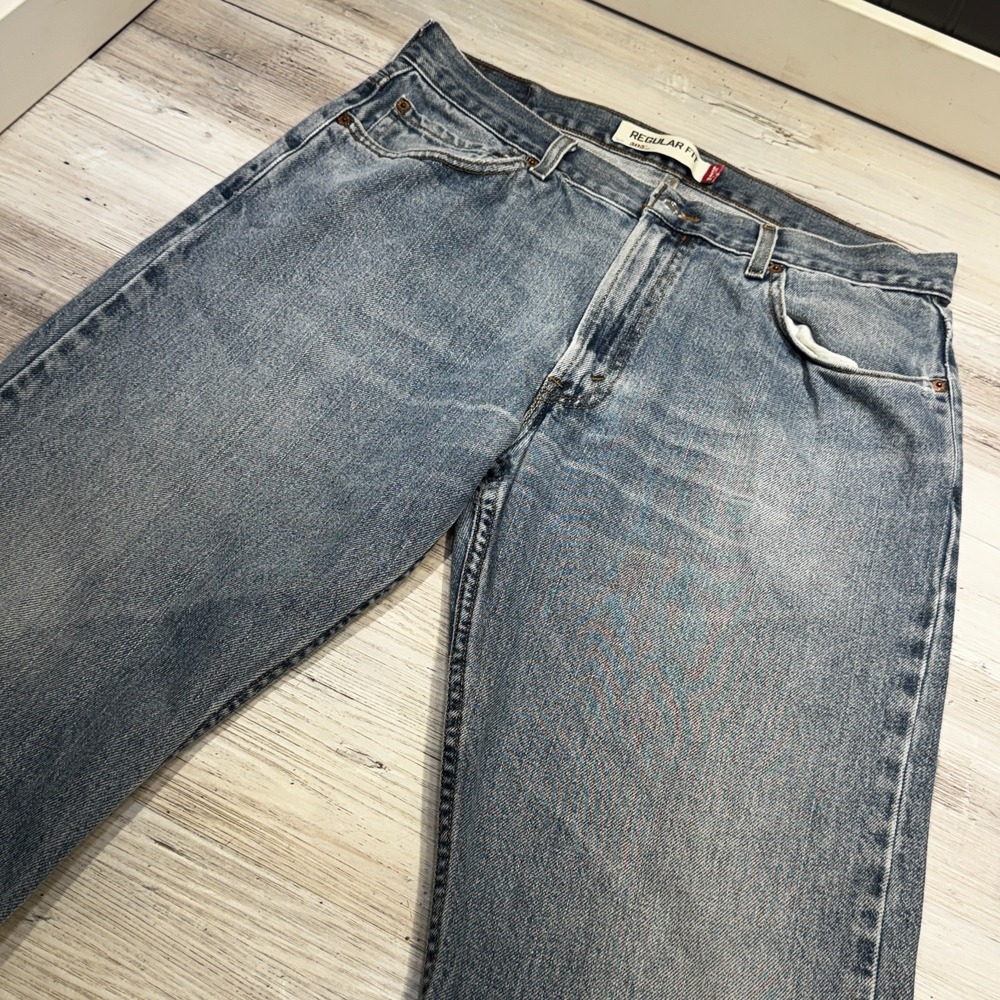 Vintage Levis 505 Jeans Mens‎ 36x30 Blue Light Denim Regular Straight Y2K